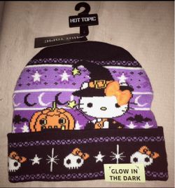 Hello Kitty Halloween Beanie