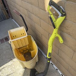 Mop and weed whacked