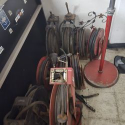 9 Used Hose Reels