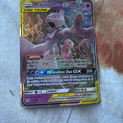 Mewtwo&Mew Gx Tag Team 2019 Trading Card 