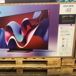 48" Screen Oled C4 BY LG THINQ EVO.  No Base Included.  Free Wallmount Bracket.  New Condition Tv With Warranty 