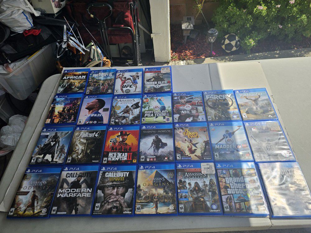 Ps4 Games  25 Games 