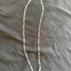 Sterling Silver Figaro Chain