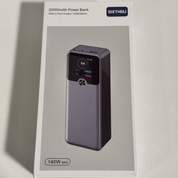 Laptop Power Bank, 3-Port 20,000mAh Portable Charger with 200W Max Output