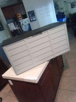 75 gallon storage bin outdoor deck box patio deck box caja de exteriors caja de almacenamiento caja de Jardin 🆕