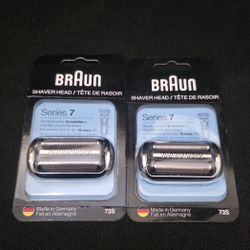 2pk BRAUN Series 7 Cassette 73S Replacement Head - NEW