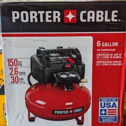 Porter-Cable
6 Gal. 150 PSI Portable Electric Pancake Air Compressor