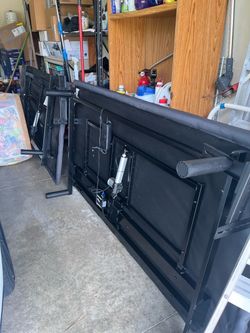 Black Adjustable bed frame  with Lift System