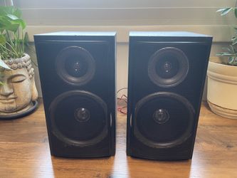 Sharp Small Bookshelf Speaker Pair