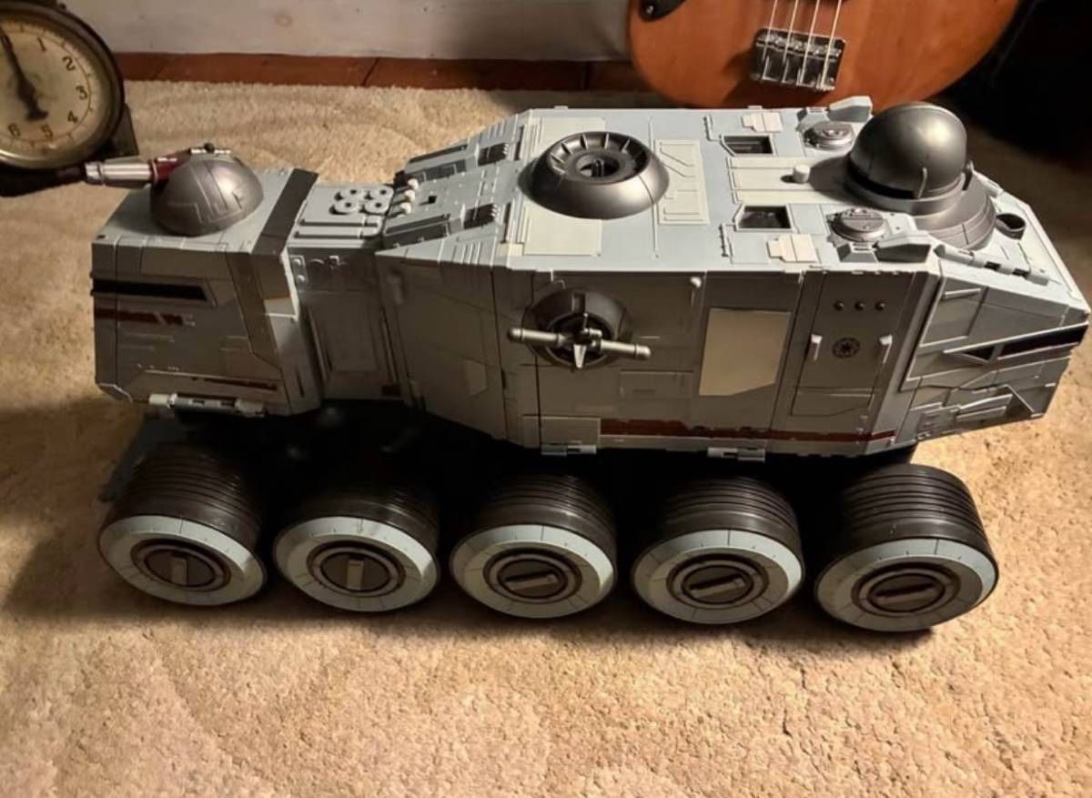 Star Wars Clone Wars Clone Turbo Tank Speeder Bike Missiles Works 2008