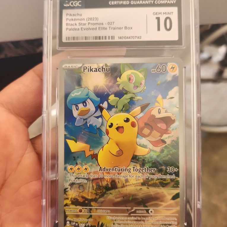 Pokemon Pikachu Black Star Promo CGC