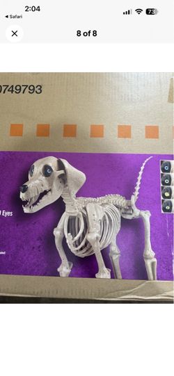 Halloween 7 ft Skully Dog