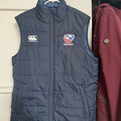 Like New Men’s Vest Brand Canterbury Puffer Size L 