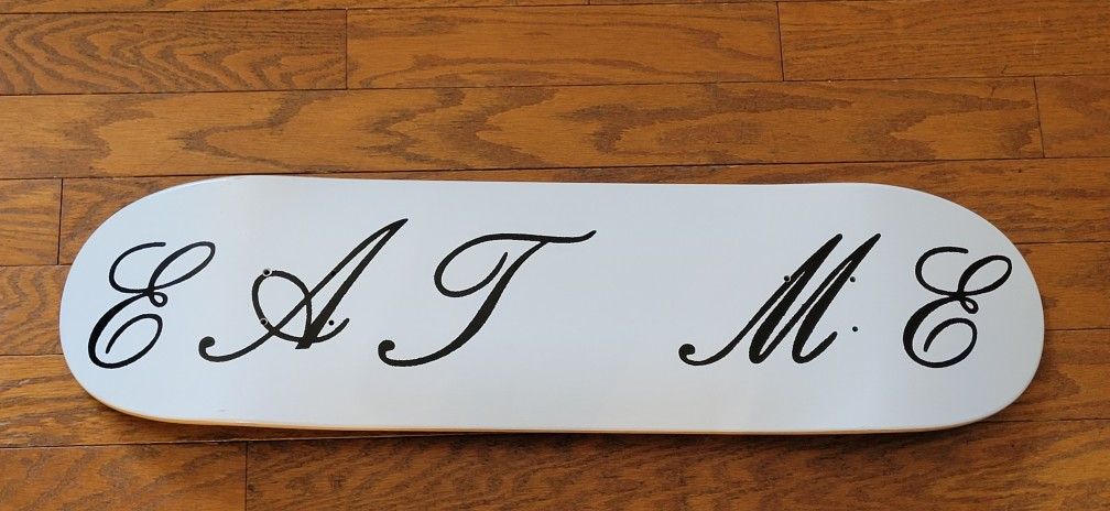 Very Rare Colorway Supreme EAT ME skateboard deck Low Price!!