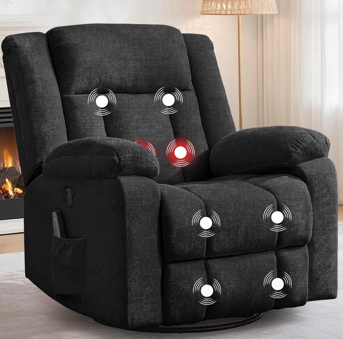 Rocking, Massage, USB Charging Chair (with Heating) $200 OBO