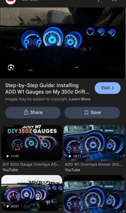 350z upgraded gauge cluster
