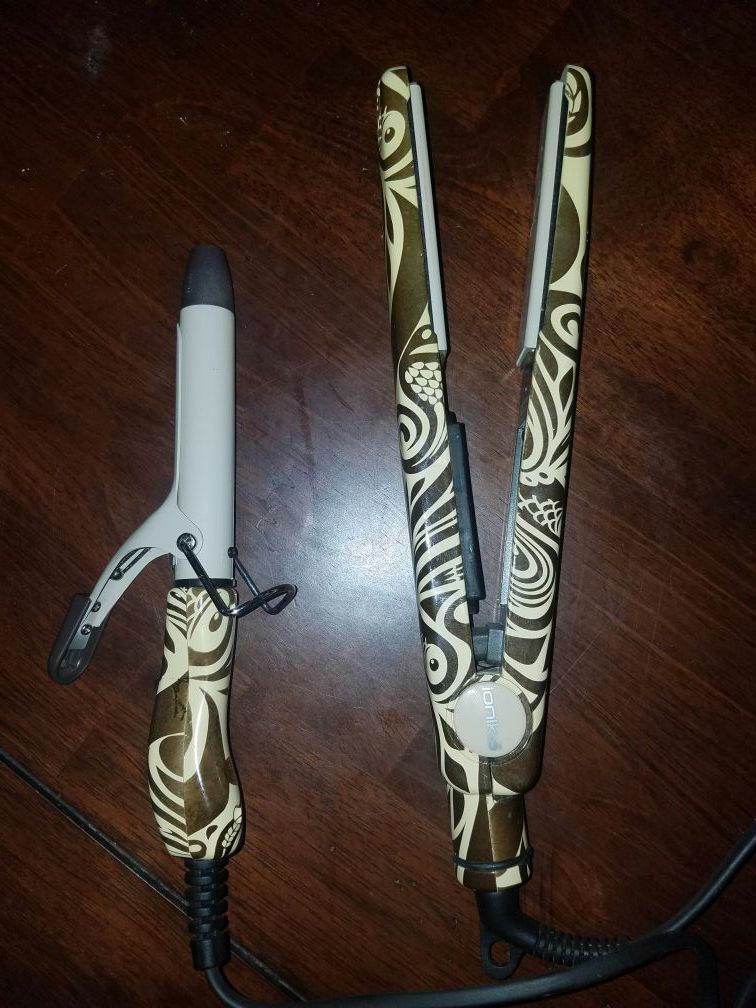 Ionika hair straightener and curling iron