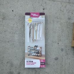 Better Homes And Gardens expandable Shoe Rack 16 Pairs