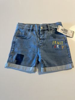 Denim Short For Toddlers Size 2 Years 