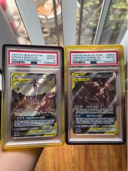 Umbreon & Darkrai GX & Espeon & Deoxys GX PSA 10 Sequential Set
