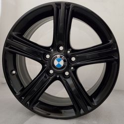 17" BMW 3 Series Black Stock Wheels Rims OEM 328 330 325 