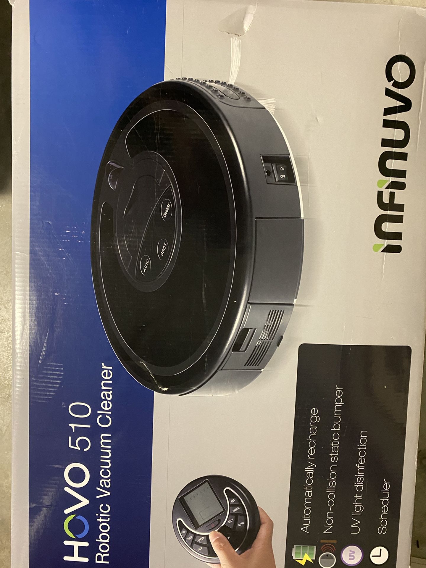 infinuvo hovo 510 robotic vacuum cleaner