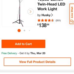 Husky Twin Work Light
