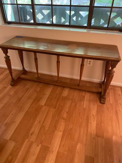 Wooden Console Table