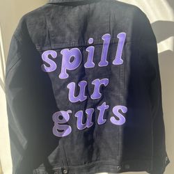 Olivia Rodrigo Guts Denim Trucker Jacket Size Medium Official Merch
