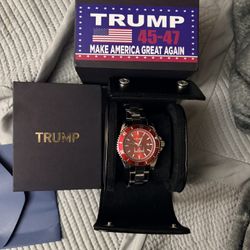 Trump Watch With Case 