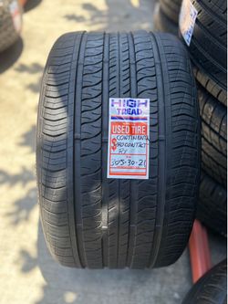 305/30/21 CONTINENTAL PRO CONTACT (1 TIRE ONLY USED)