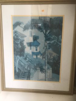 Water Color Painting Laguna beach Coast hwy 