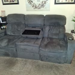 Recliner Couch And Loveseat Electric 
