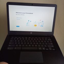 Hp Laptop Touchscreen Chromebook 14" Working Great Chrome Os, Not A Windows Laptop, Charger  Included
