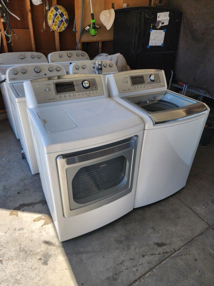 LG Washer And Electric Dryer Large Capacity 