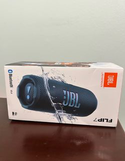 JBL- FLIP 7 Portable Waterproof Wireless Bluetooth Speaker - NAVY BRAND NEW