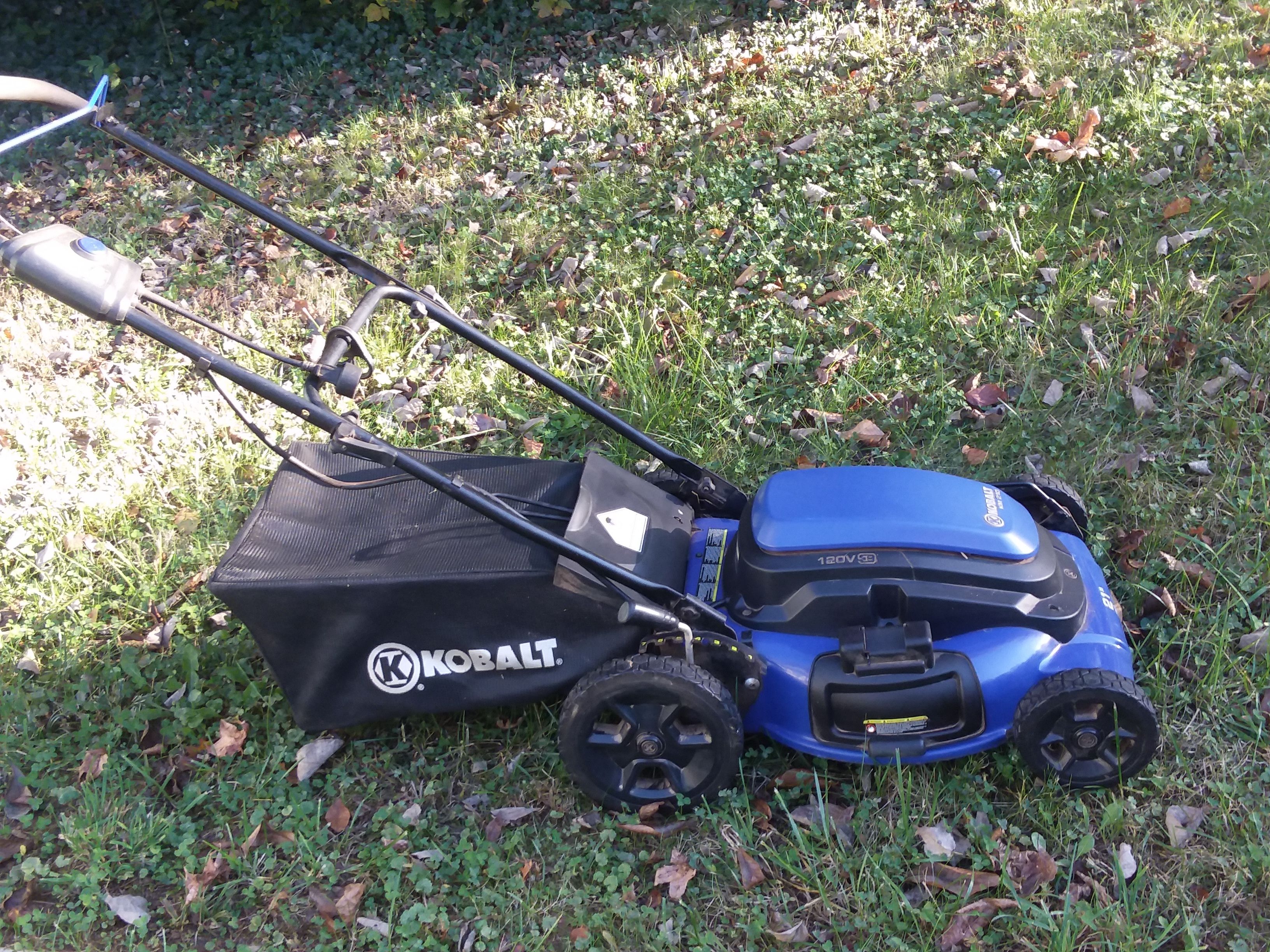 Kobalt lawn mower online beeping