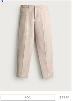 Zara Beige Pant