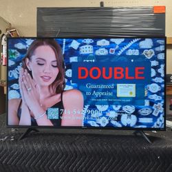 50 Inch Roku 4k Smart Hisense Beautiful Tv Comes With Remote Control Shows Great Picture Works Perfect Guaranteed 
