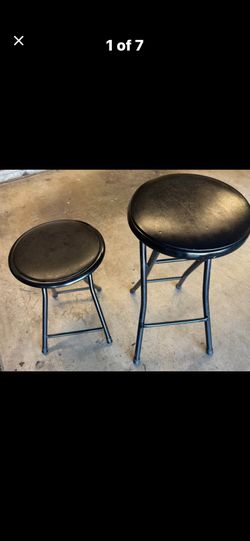 2 Folding Stools $15 For Both Gilbert And Ray Rd. Check All Pics And Offers.