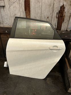 Toyota Mirai Rear Door White driver Side LH 2016 - 2020 ; J457
