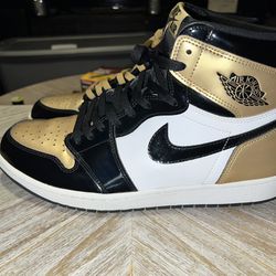 2018 Jordan 1 Retro High NRG Gold Toe Size 13