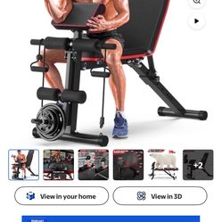 Adjustable weight bench