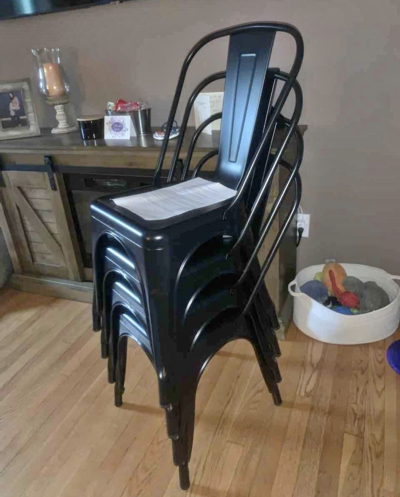 Black Metal Chairs