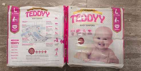 72 Diapers size Large