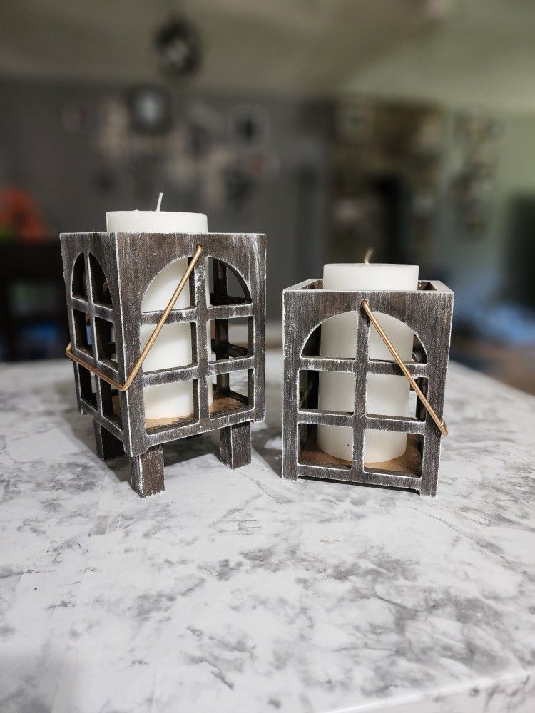 Wood Lanterns