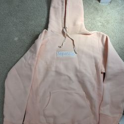 Supreme Box Logo Hoodie Peach FW16