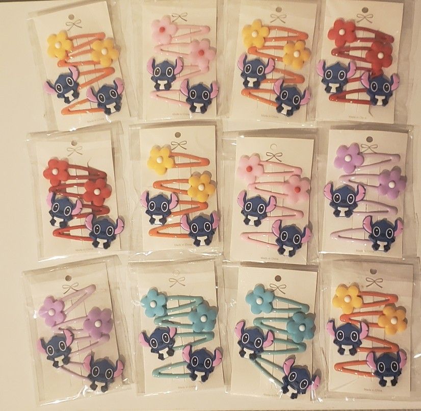 Stitch Hair Clips 