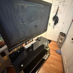 Desk Included With Television Panasonic 