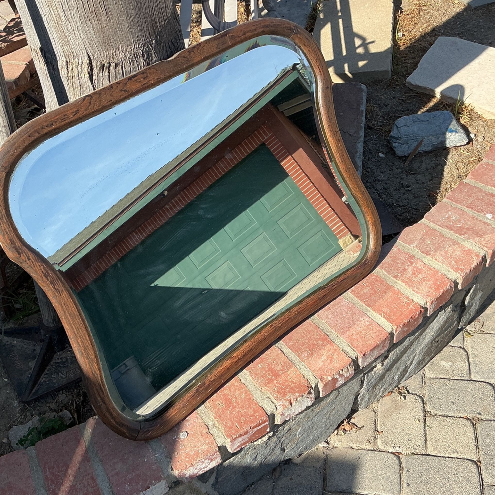 Antique Beveled Mirror